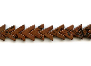Mahogany Obsidian 16x16 V-shape
