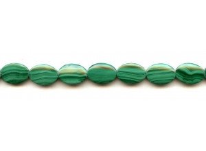 Malachite 10x14 Flat Oval