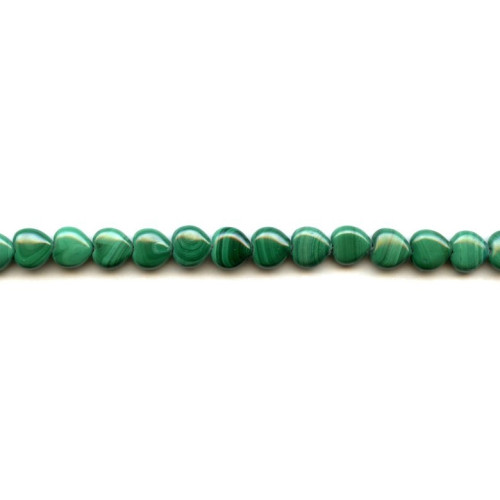 178-1054 Malachite <br>8mm Heart
