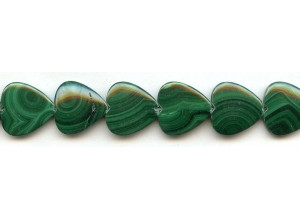 Malachite 18mm Heart