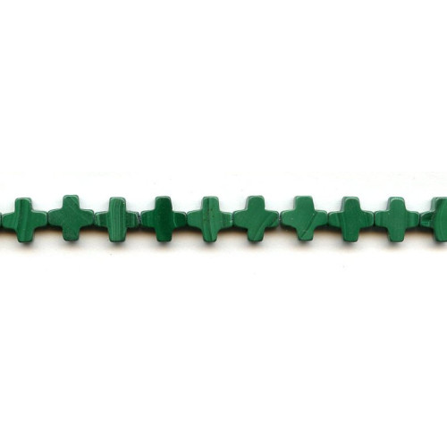 178-1232 Malachite <br>10mm Cross