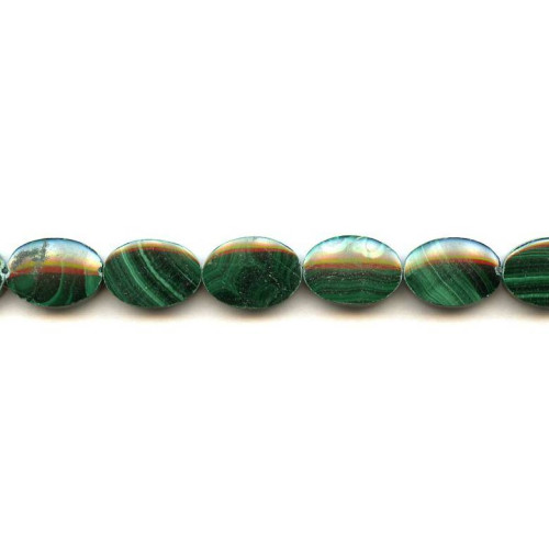 178-1244 Malachite <br>13x18 Flat Oval
