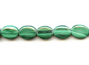 Malachite 15x20 Flat Oval