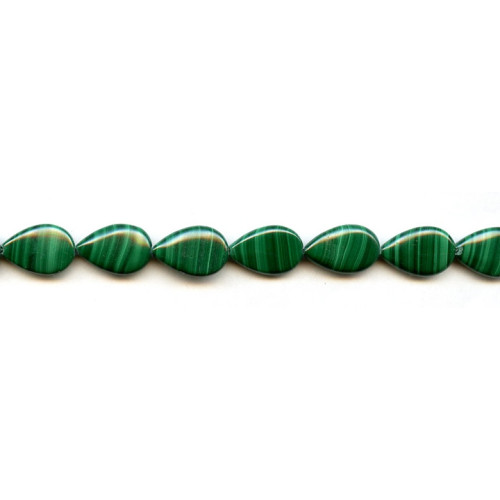 178-1373 Malachite <br>10x15 Flat Pear