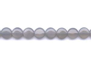 Gray Moonstone 12mm Dime