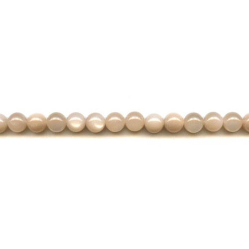 179-1213 Peach Moonstone <br>8mm Round