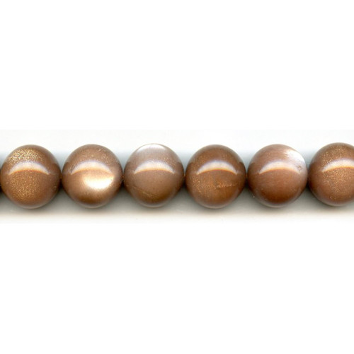 179-1297 Brown Moonstone <br>18mm Round