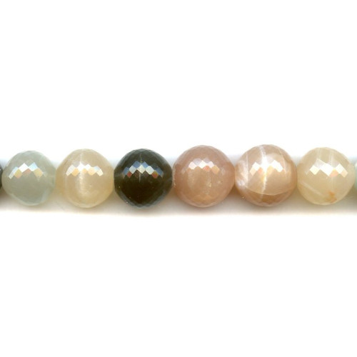 179-1304 Moonstone <br>15-16mm Faceted Round
