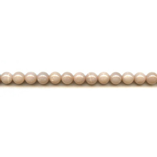179-1565 Peach Moonstone <br>8-8.5mm Round