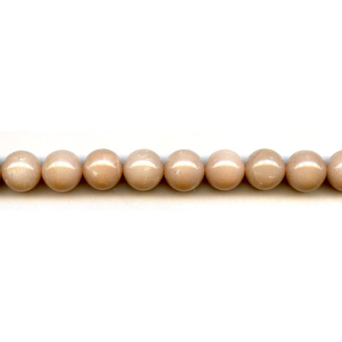 179-1575 Peach Moonstone <br>12mm Round