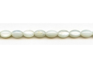 Gray Moonstone 8x12 Oval Rice