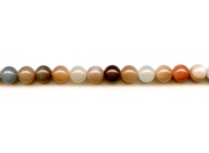 Mixed Moonstone 8mm Round
