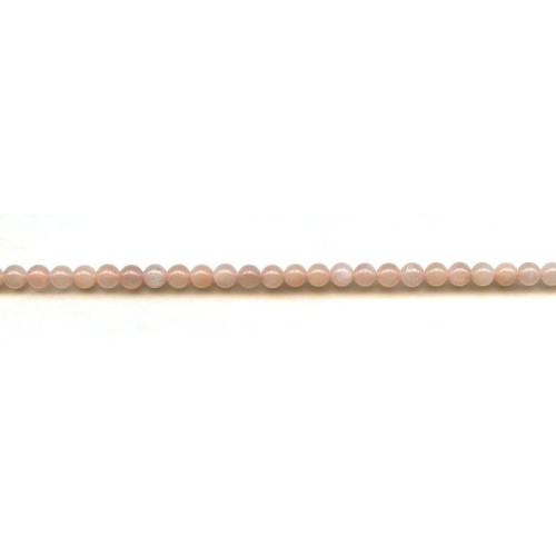 179-1720 Peach Moonstone <br>4-4.5mm Round
