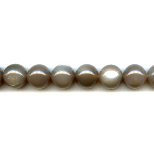179-1746 Brown Moonstone <br>16mm Round