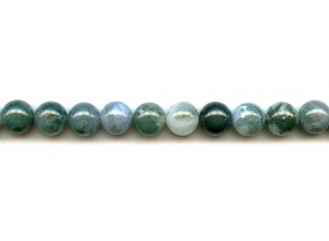 Moss Agate 10mm Round