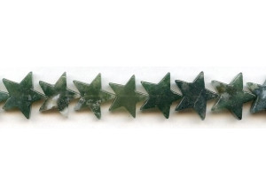 Moss Agate 16mm Star