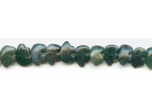 Moss Agate 10x14 Bear