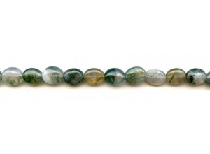 Moss Agate 8x10 Flat Oval