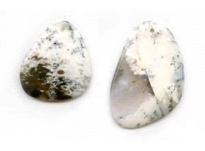 Black Moss Agate 40-53x Fancy Pendant