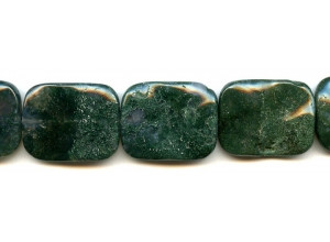 Moss Agate 24x30 Waved Flat Rectangle