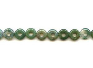 Moss Agate 12mm Donut