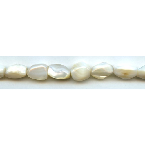 181-1361 Mother of Pearl <br>10x14 Faceted Nugget
