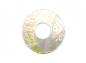 Mother of Pearl 50mm Carved Donut