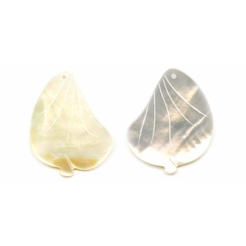 181-1639 Mother of Pearl <br>40-43x Pendant