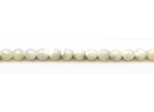 Mother of Pearl 8mm Faceted Round