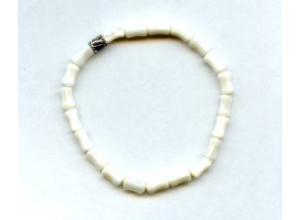 Mother of Pearl 5mm Tube Bracelet