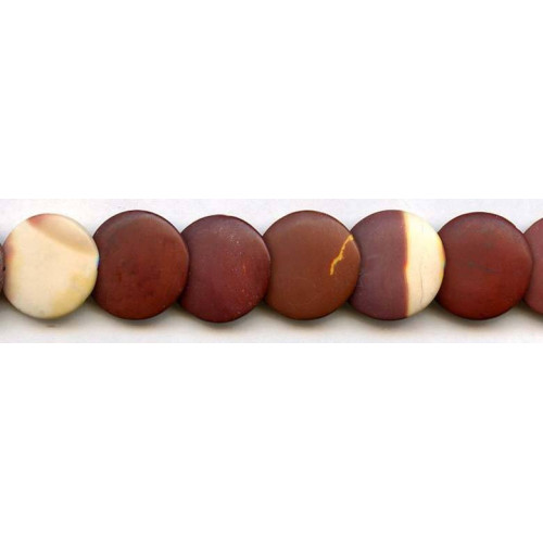 182-0141 Mookaite <br>20mm Lentil