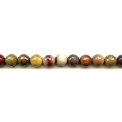 182-1046 Mookaite <br>10mm Faceted Round