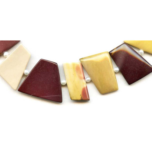 182-1081 Mookaite <br>26x Trapezoid