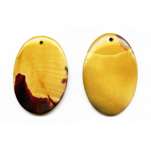182-1095 Mookaite <br>52x35 Flat Oval Pendant