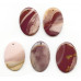 182-1104 Mookaite <br>52x35 Flat Oval Pendant