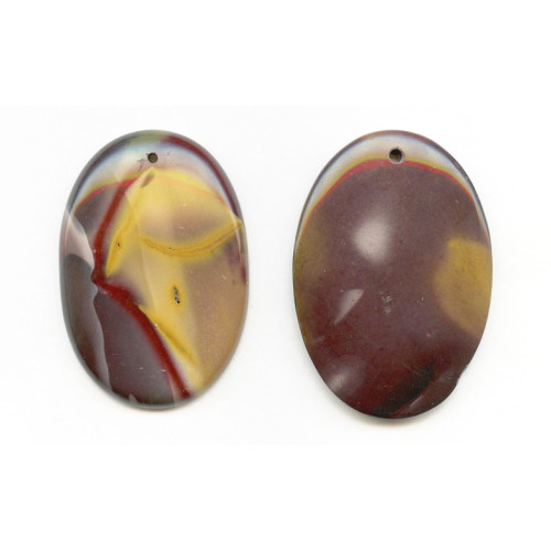 182-1106 Mookaite <br>52x35 Flat Oval Pendant
