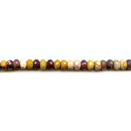 182-1184 Mookaite <br>8mm Faceted Rondell