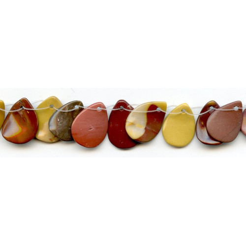 L0973-081 Mookaite <br>13x18 Petal Drop