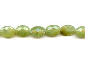 New Jade 13x18 Faceted Flat Oval