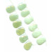 184-1126 New Jade <br>30x40 Faceted Flat Drop