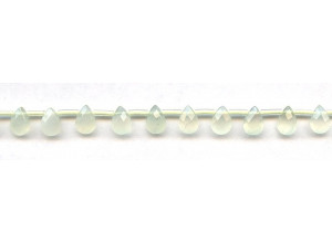 New Jade 6x9 Flat Pear Briolette