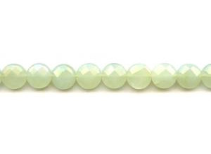 New Jade 12mm Faceted Coin
