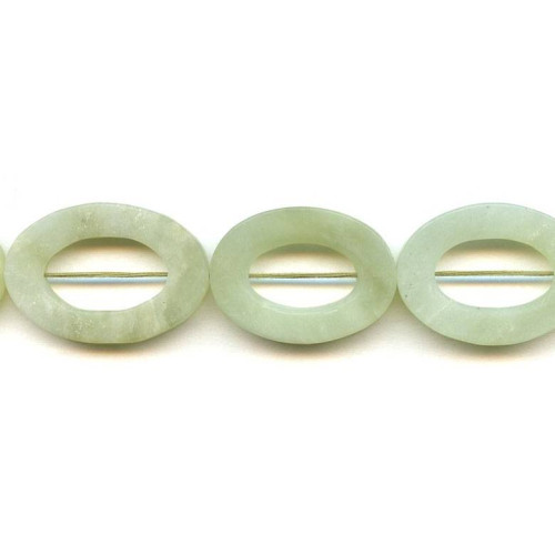 184-1254 Matte New Jade <br>25x35 Oval Donut