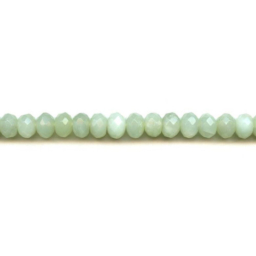 184-1262 New Jade <br>10mm Faceted Rondell