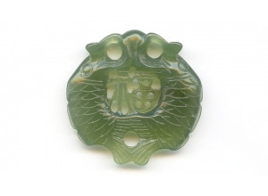 New Jade 52x54 Carved Pendant
