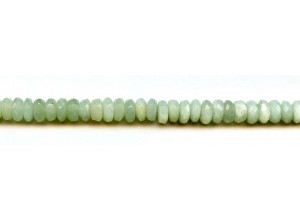 New Jade 8mm Faceted Rondell