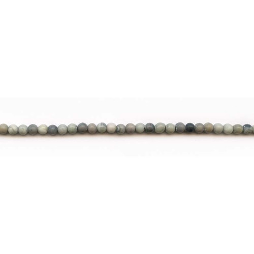 186-1029 Matte Picasso Stone <br>4mm Round