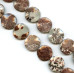 187-1056 Red Picture Jasper <br>40mm Waved Coin