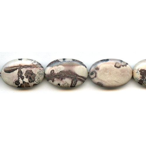 187-1079 Red Picture Jasper <br>20x30 Flat Oval
