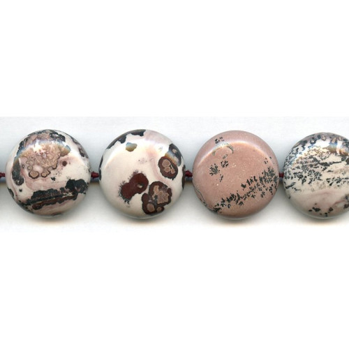187-1088 Red Picture Jasper <br>23-25mm Dime
